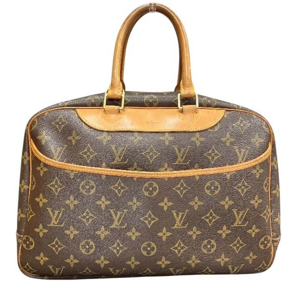 LOUIS VUITTON Brown Monogram Deauville Bag
